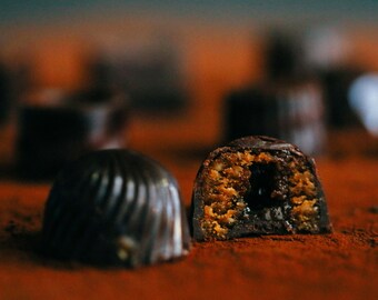 Chocolate Box 4 Pc Assorted Dark Chocolate Gluten Free Etsy