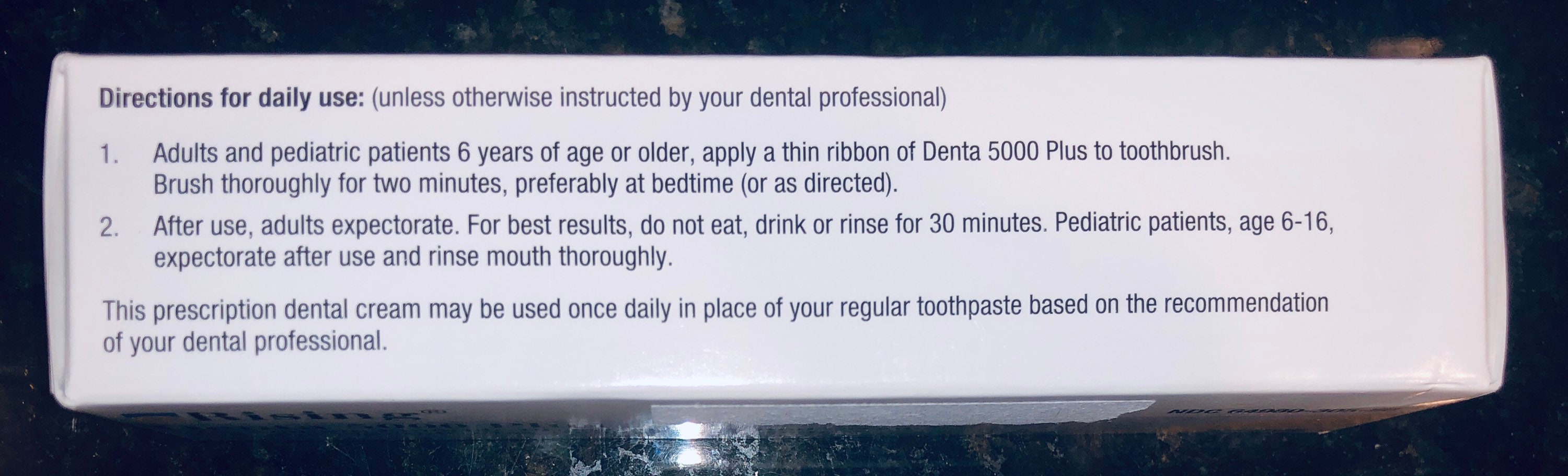 Sodium Fluoride ToothPaste 1.1 Professional Dental Strength Etsy