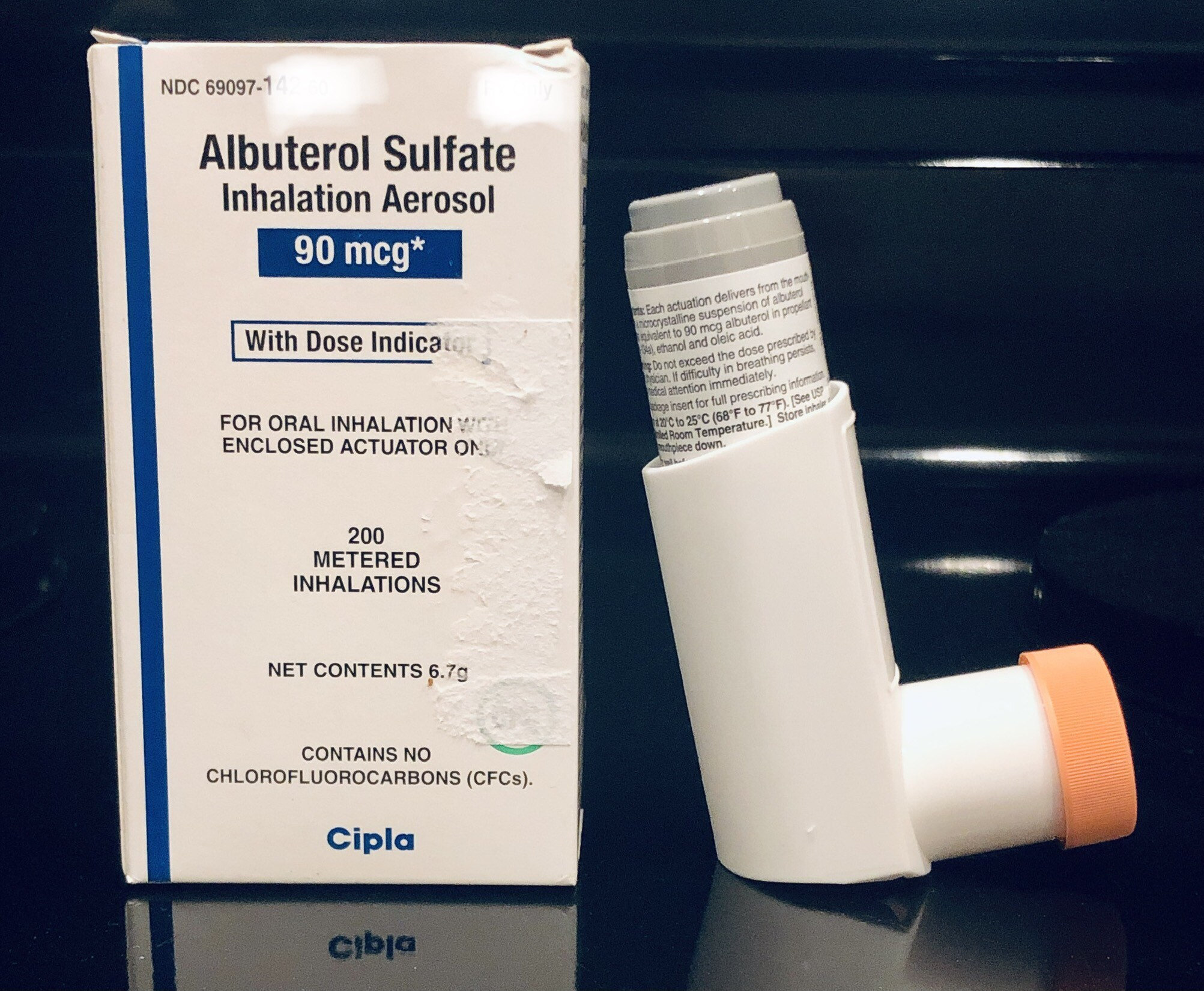 Albuterol inhaler 90 mcg price
