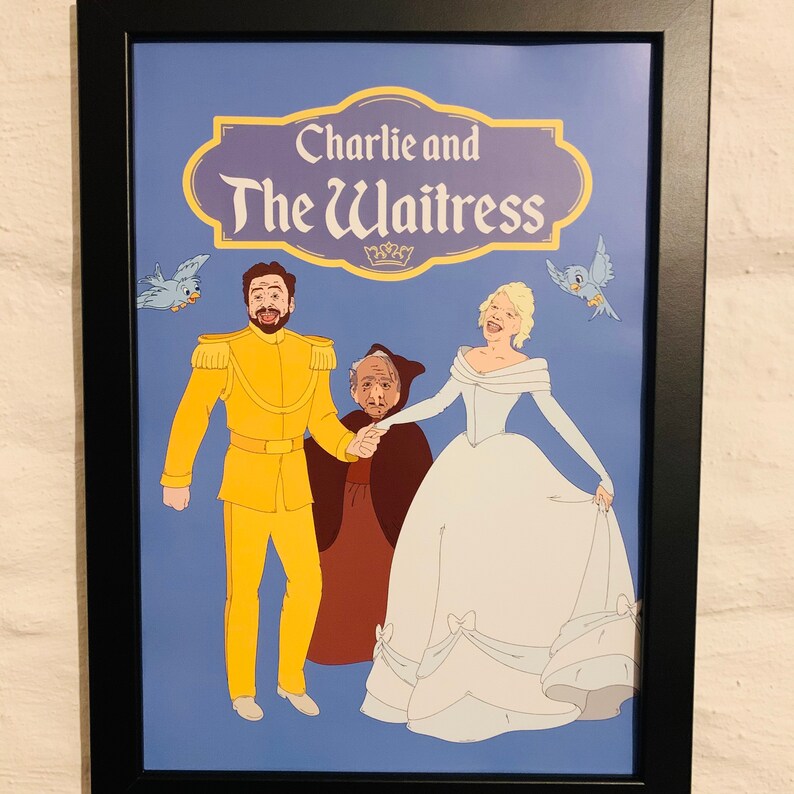 Always Sunny Charlie and the Waitress Print Etsy