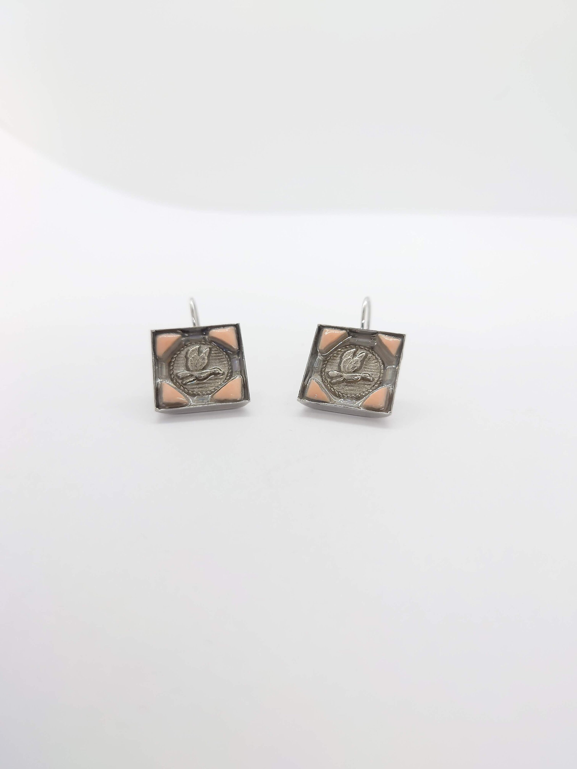 Boucles D'oreilles Clip Vintage - Bouton Vert Nacré - Lot De 40 Paires ? (à Vérifier) - Occasion Bon état
