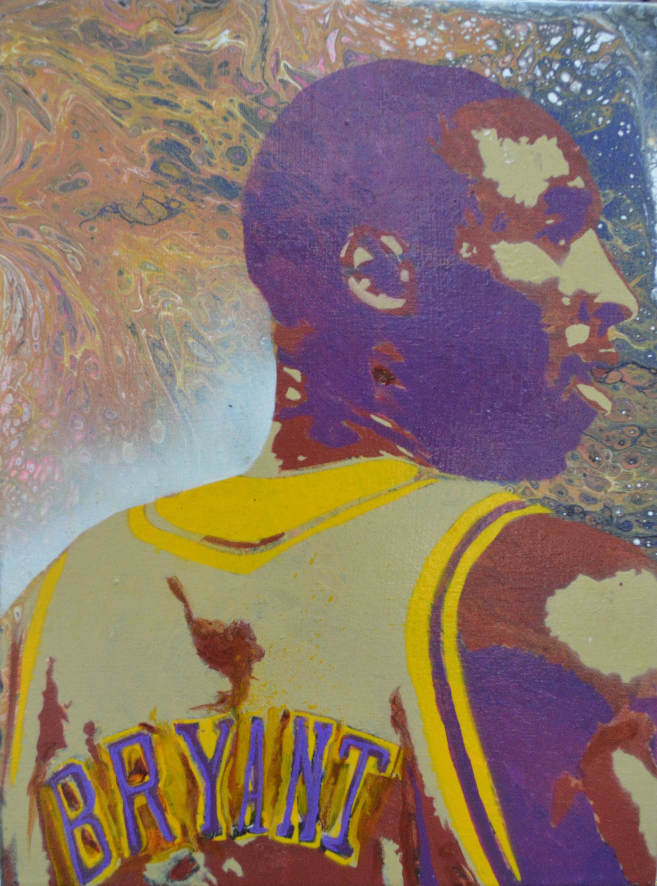 Kobe Bryant Painting on Canvas RIP | Etsy