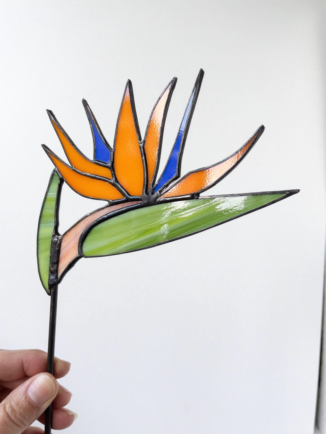 Stained Glass Bird of Paradise Flower – Handmade Art - Etsy