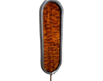 Stained glass flower 'Common cattail'