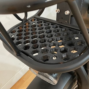 Himiway Escape electric bicycle rack plates // A set of front & rear rack plate replacements in tough plastic