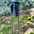 RING Stick Up cam ground // A ground-staked outdoor mounting enclosure on 16" or 22" fiberglass rods