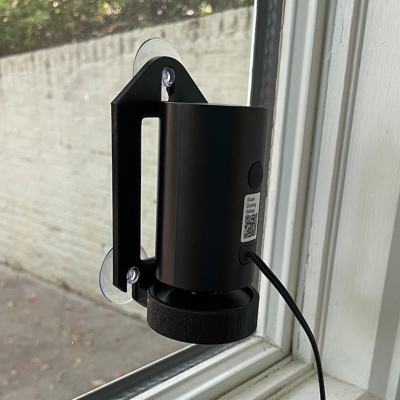 RING Indoor cam sentry // A glass mount with built in suction cups zdjęcie 3