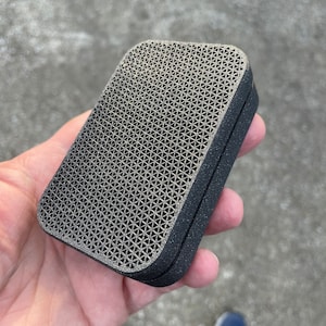 Upcycled Altoids // A modern cover for any Altoids tin with triangle-textured surfaces