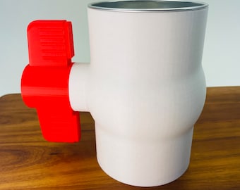 Plumber’s Valve Cup - Take your cocktail to the next level with a Plumbing Valve inspired cup cover