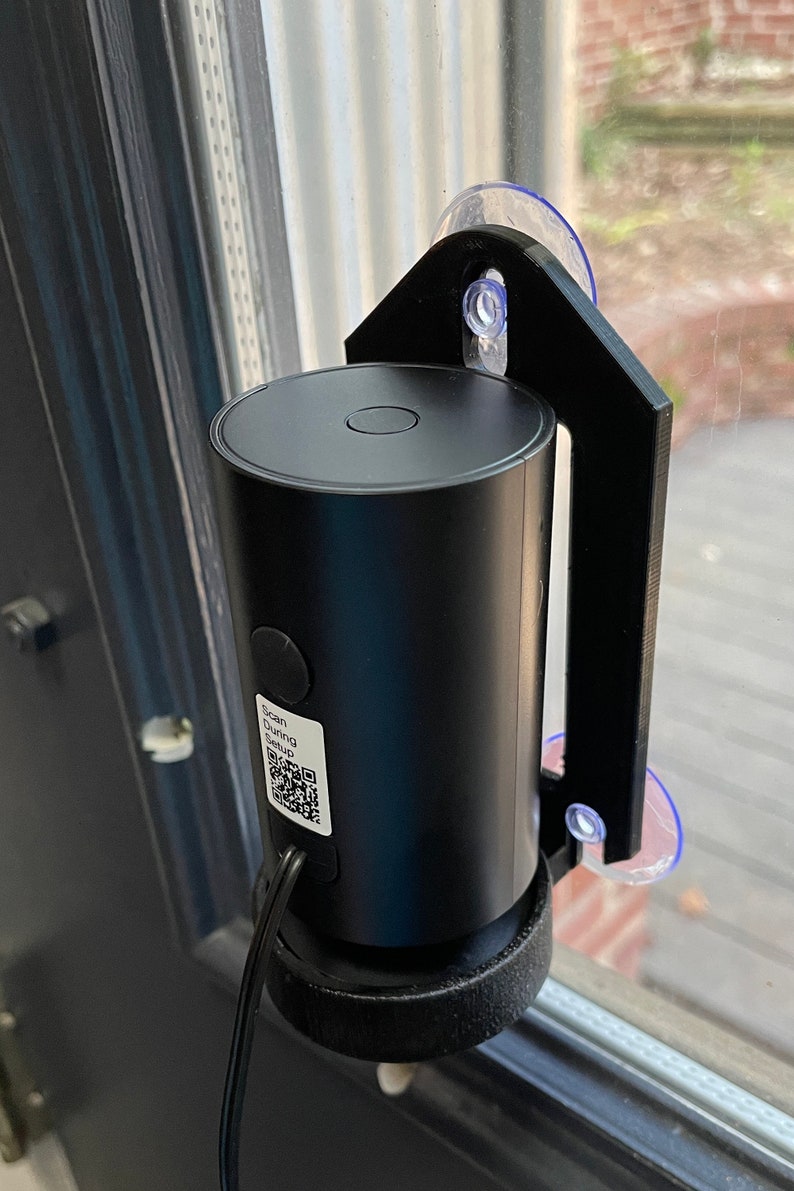 RING Indoor cam sentry // A glass mount with built in suction cups zdjęcie 2
