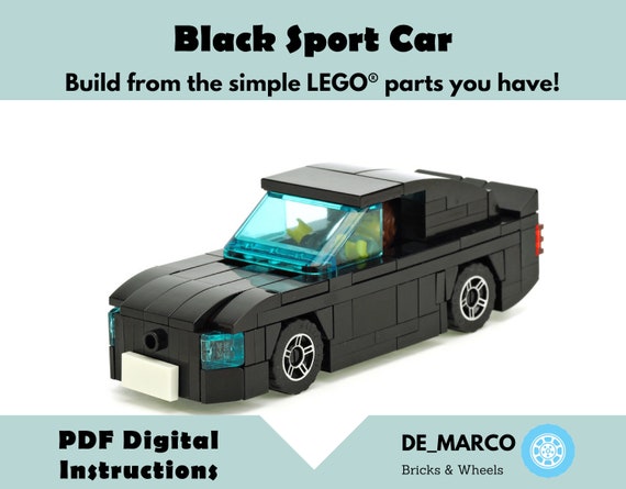 lego black car