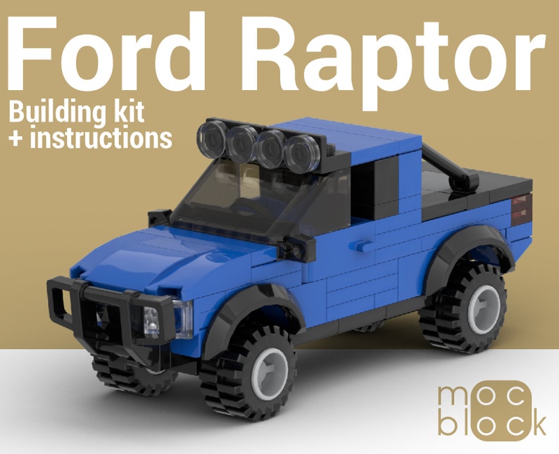 Complete MOC Set | Original LEGO® Parts | Ford Raptor Prerunner ...