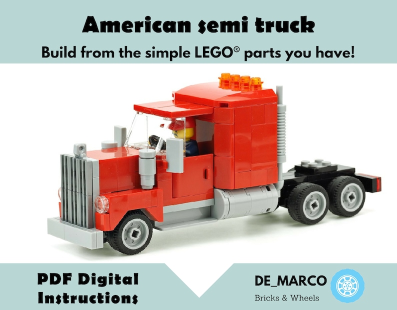 lego city semi truck sets