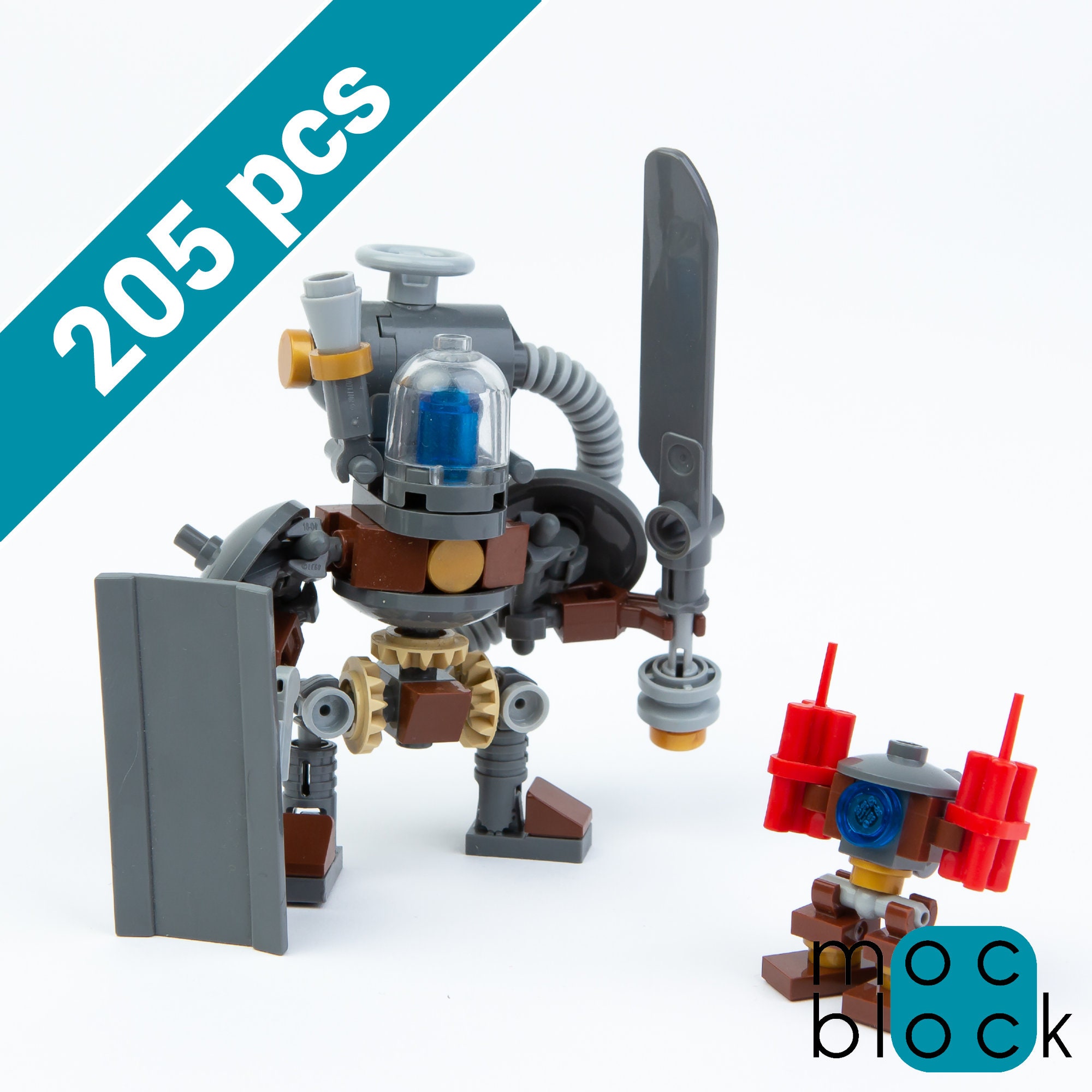 Complete MOC Set Original LEGO Parts Robot Battle Pack ustom LEGO Steampunk Set Includes All Parts to Build Digital Instruction Etsy Canada