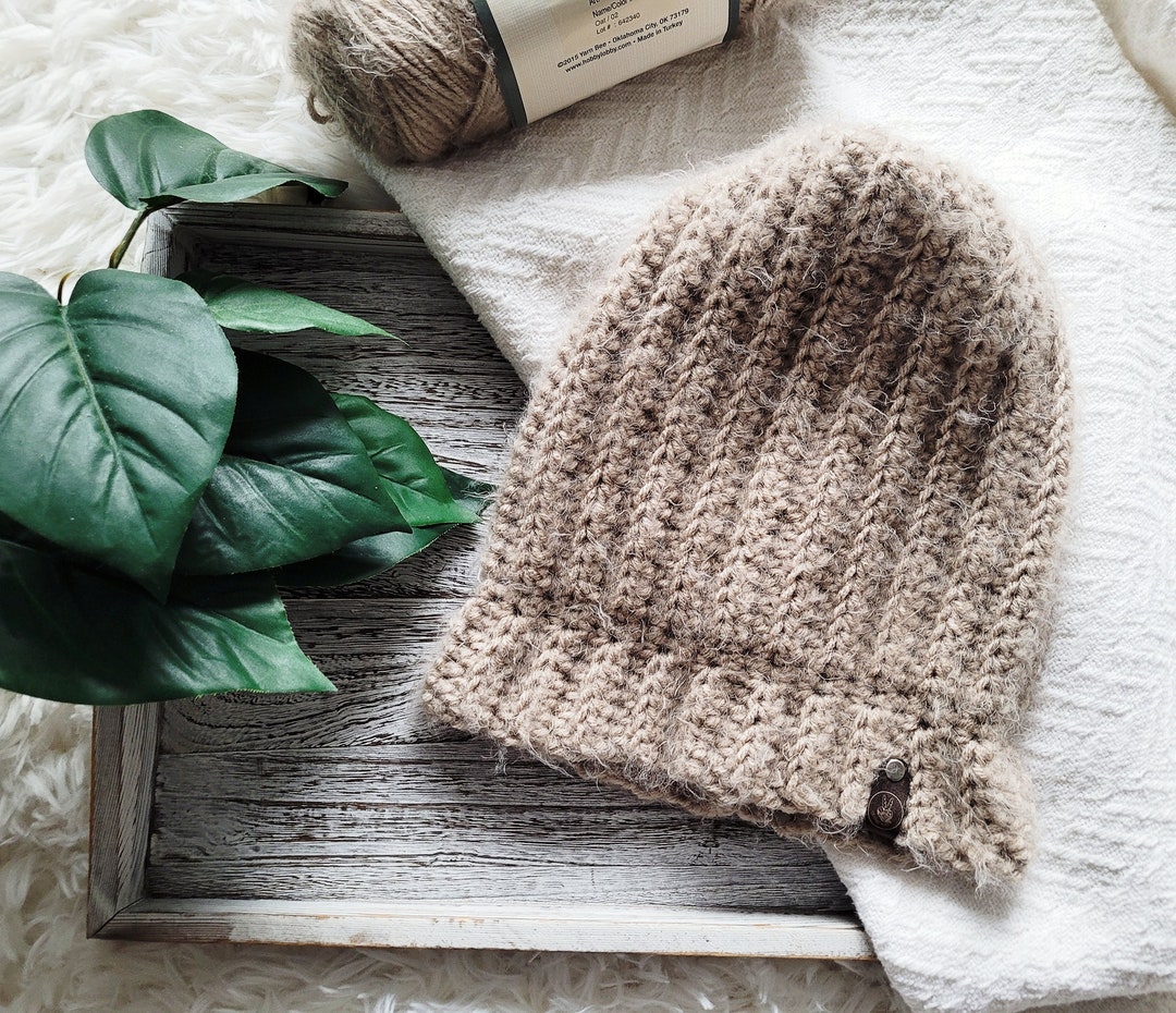 PATTERN ONLY | Crochet Bulky Hat Tutorial | Warm Winter | Ethereal ...