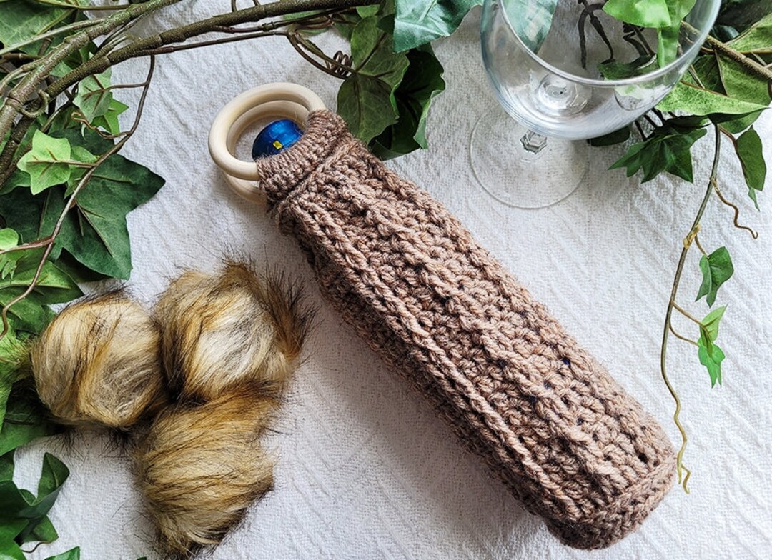 Wine Tote | Crochet Bottle Holder | Handmade Drink Caddy | Bachelorette ...