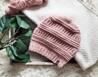 NUR MUSTER | Crochet Slouchy Hat Anleitung | Warmer Winter | Rotkehlchen Mütze | Sperrgut | Damenmode weich | Trendiges Geschenk | Teenager Erwachsene | PDF-Datei