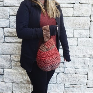 Pattern only Crochet Purse, diy The Jamie Bag, trendy how to Japanese knot handbag, wristlet, boho chunky sturdy spacious, pdf tutorial image 2