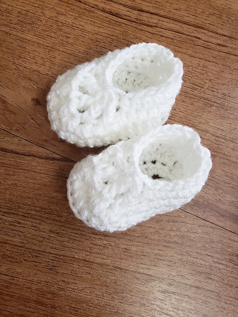 birthday outfit shower gift idea Crochet newborn baby girl dress spring summer infant Christening photo prop ballet slipper booties set