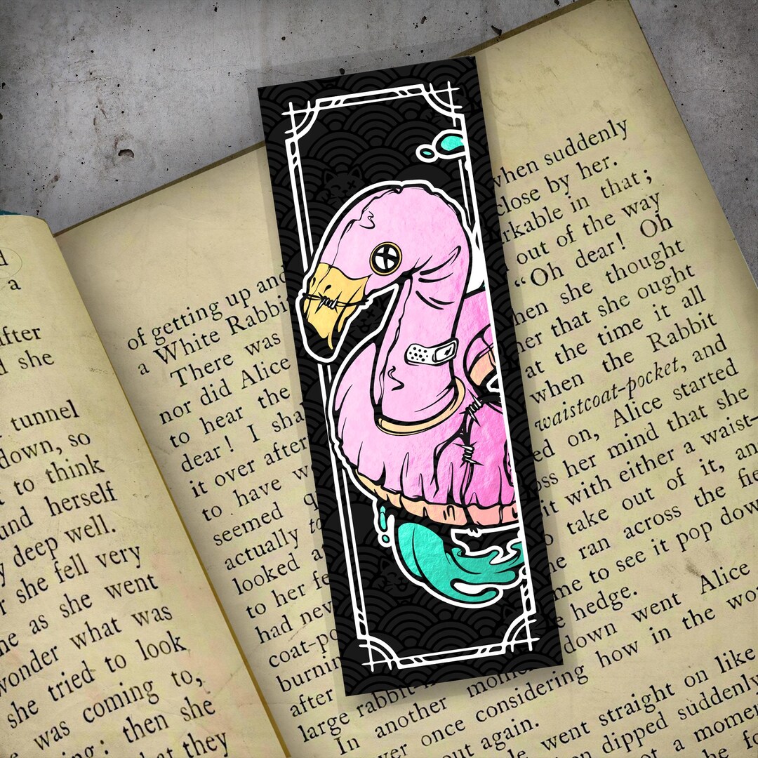 Flamingo Inflatable Pool Toy - Color Bookmark - Etsy