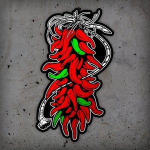 Chile Pepper Ristra Sticker