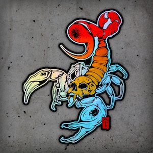 Death Scorpion Holographic Sticker