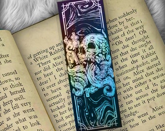 Kraken Foil Art Bookmark