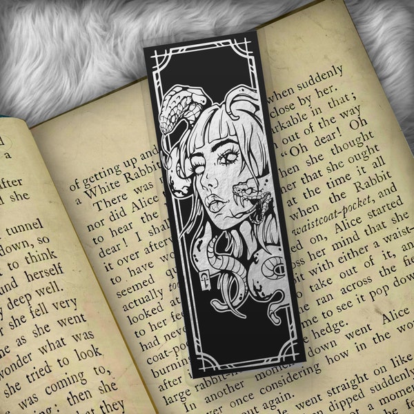 Young Medusa - Foil Art Bookmark