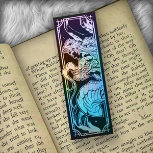 Fire or Ice Dragon - Foil Art Bookmark