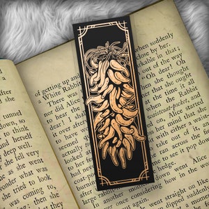 Ristra Chile Pepper Foil Art Bookmark
