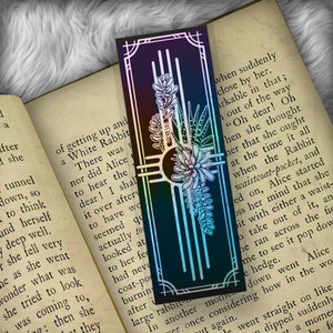 New Mexico Zia & Succulent - Foil Art Bookmark
