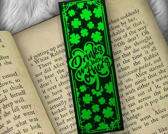 St. Patricks Day Foil Art Bookmark