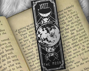 Tarot Card - The Moon Phases Foil Art Bookmark