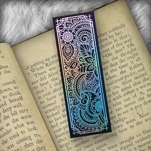 Mandala Paisley - Foil Art Bookmark