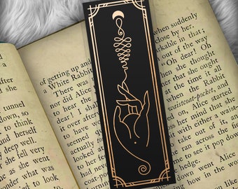 Unalome Shuni Hand Foil Art Bookmark