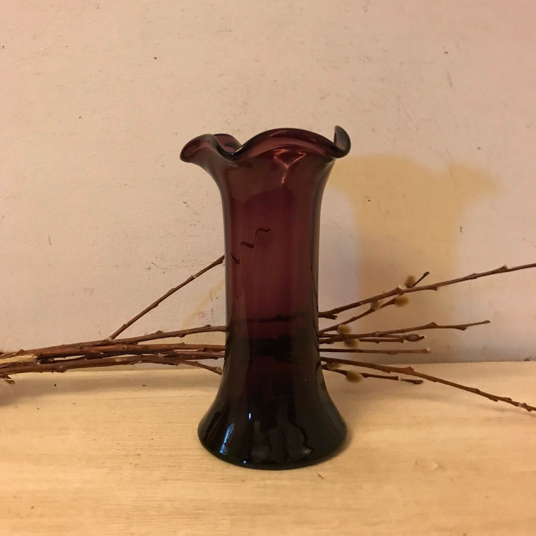 Antique Hyacinth Vase Bulb Vase Antique Forcing Vase Hand Blown