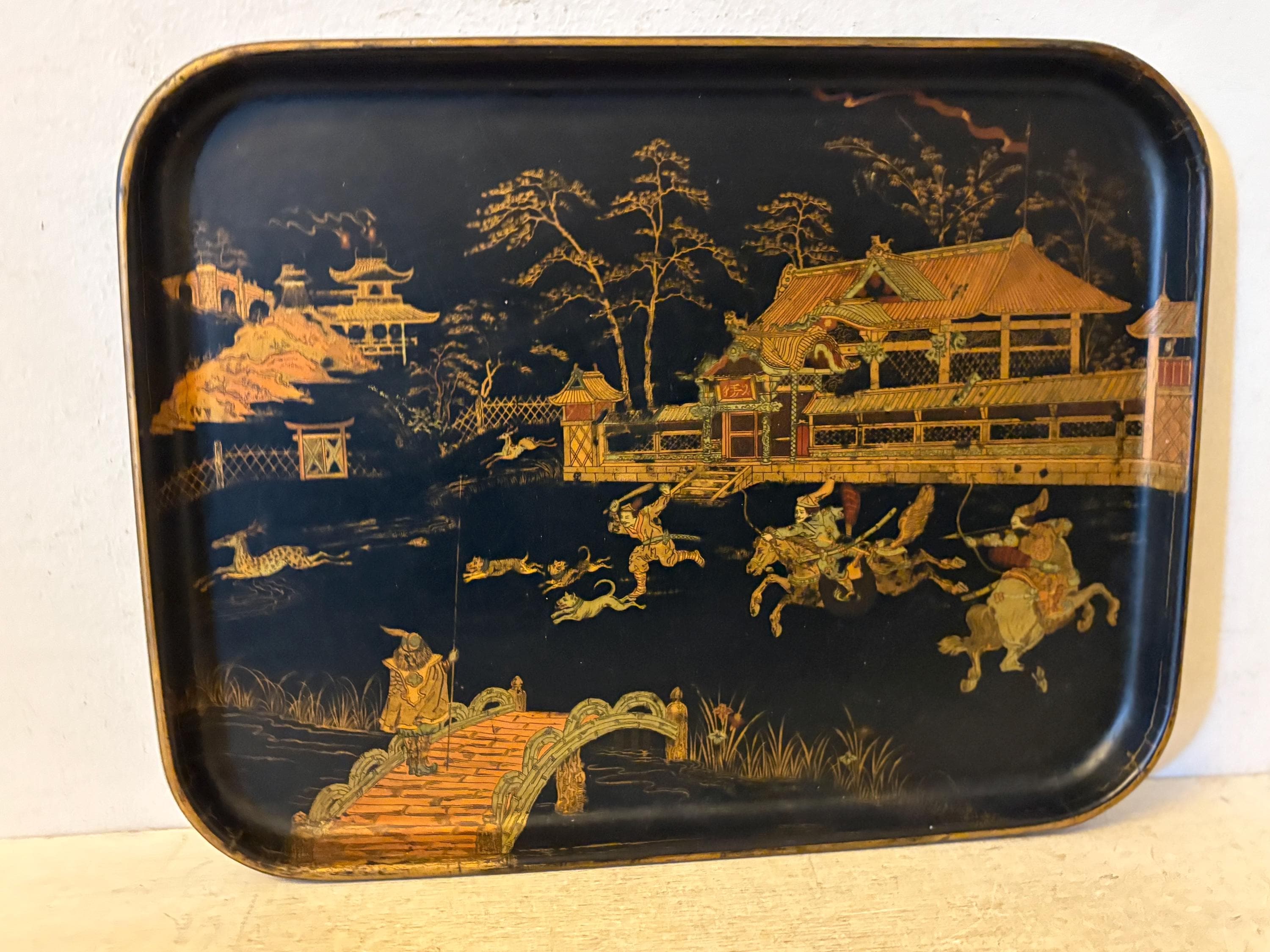 Japanned Tray - Etsy