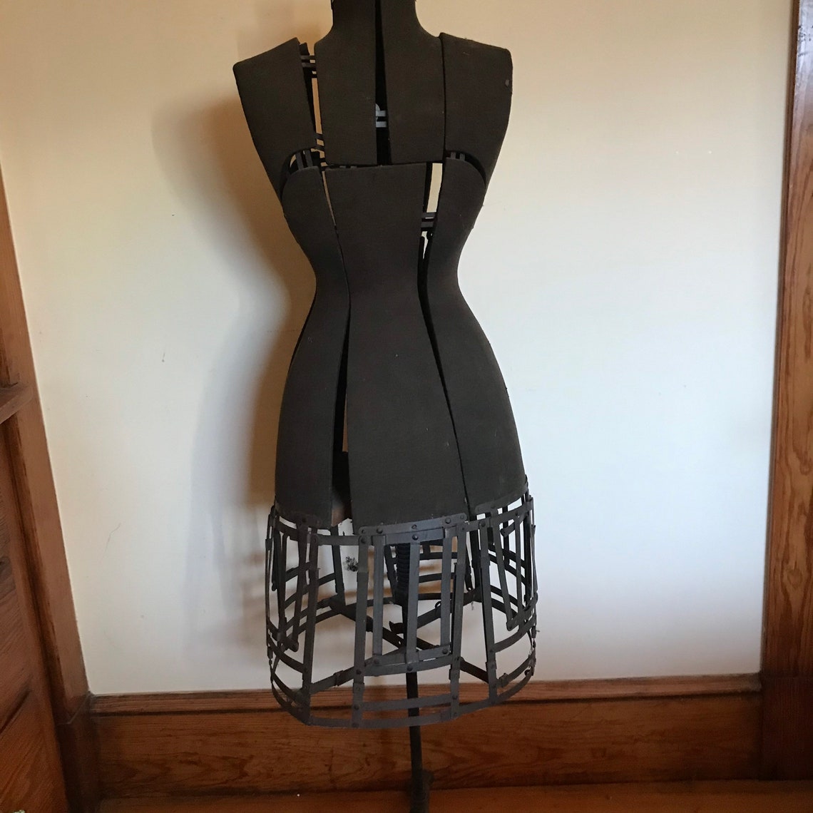 Antique Mannequin Caged Mannequin Dress Form - Etsy
