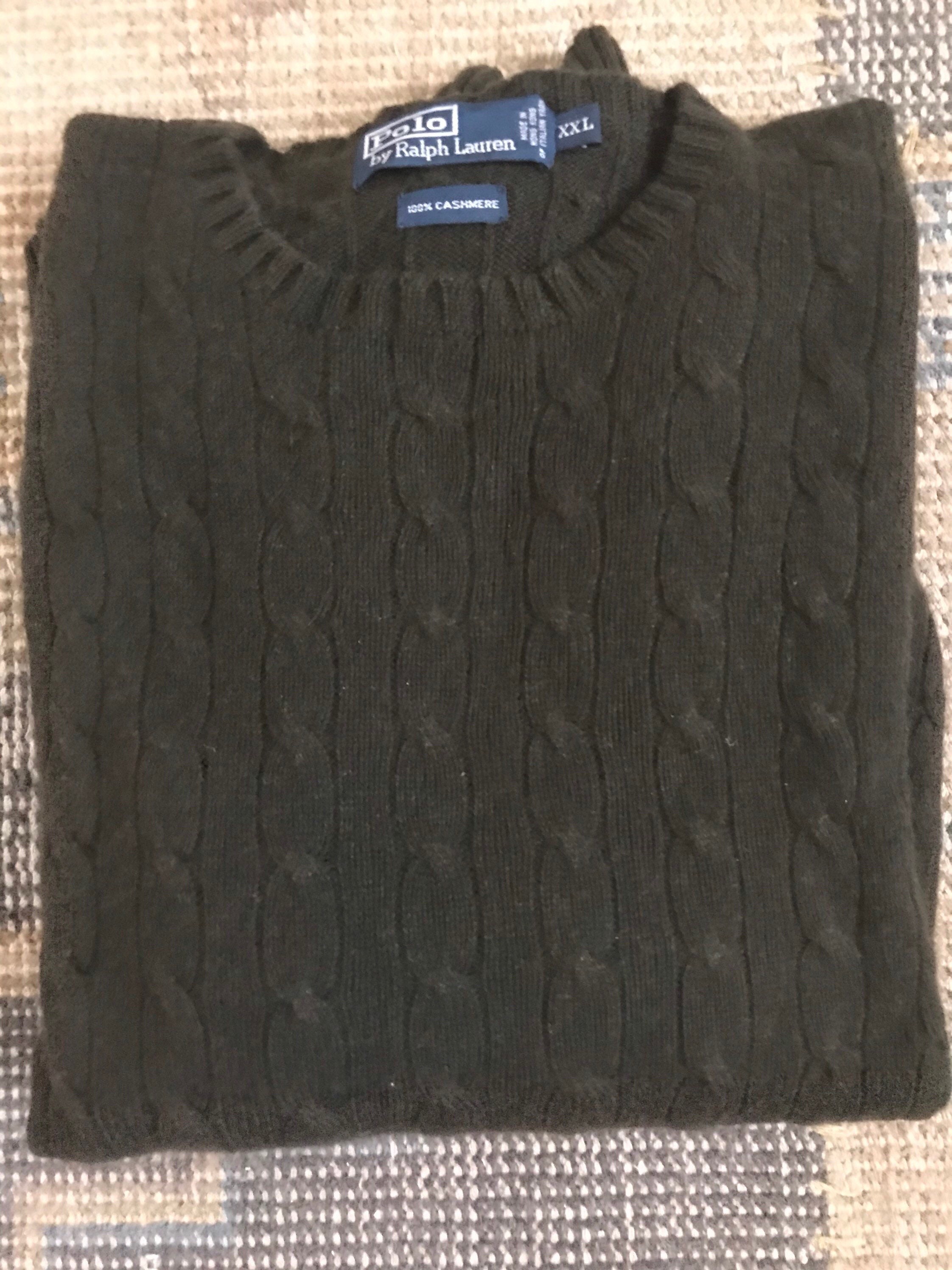Vintage Ralph Lauren Cashmere Sweater Ralph Lauren Cashmere Cable