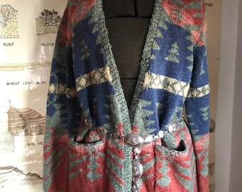 ralph lauren native american sweater