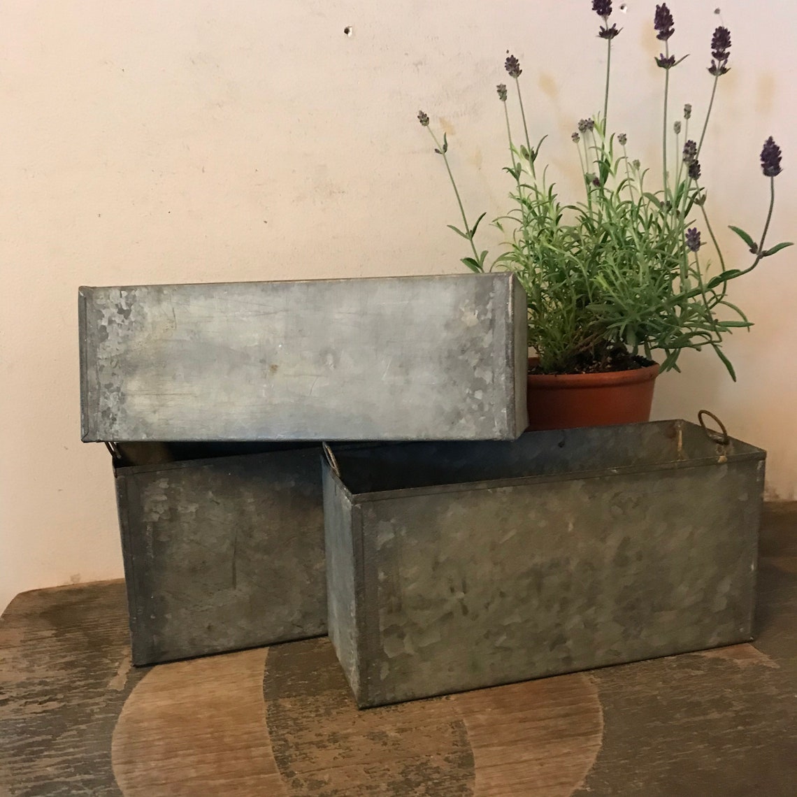 Zinc Window Boxes Black Zinc Galvanised Window Boxes Zinc planters