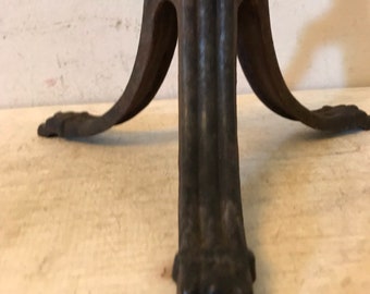 Antique French Garden Table Base Industrial Table Metal Table Footed