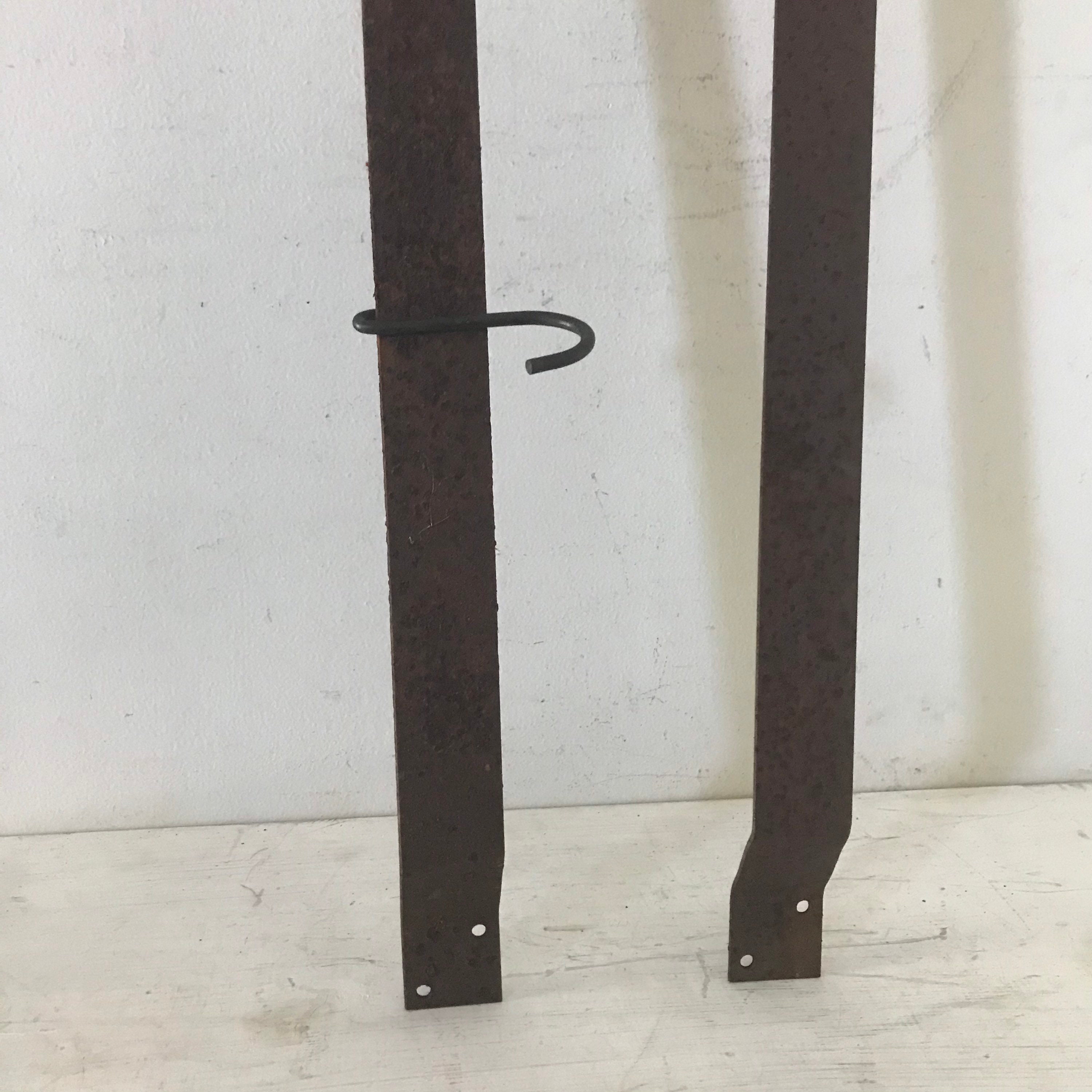 Antique French Pot Rack Iron Pot Rack French Bakery Rack Hooks Etsy