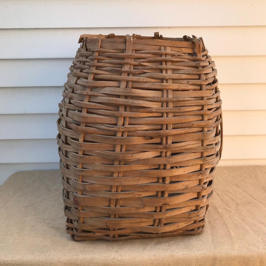 Antique Native American Pack Basket Maine Pack Basket Pickers Basket