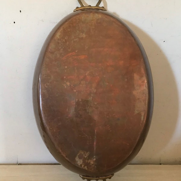 Vintage French Copper Pot Williams Sonoma Gratin Handles Casserole
