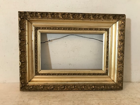 Antique Lemon Gold Frame Picture Frame Architectural Lemon Gold Wood Frame Pa Gilt