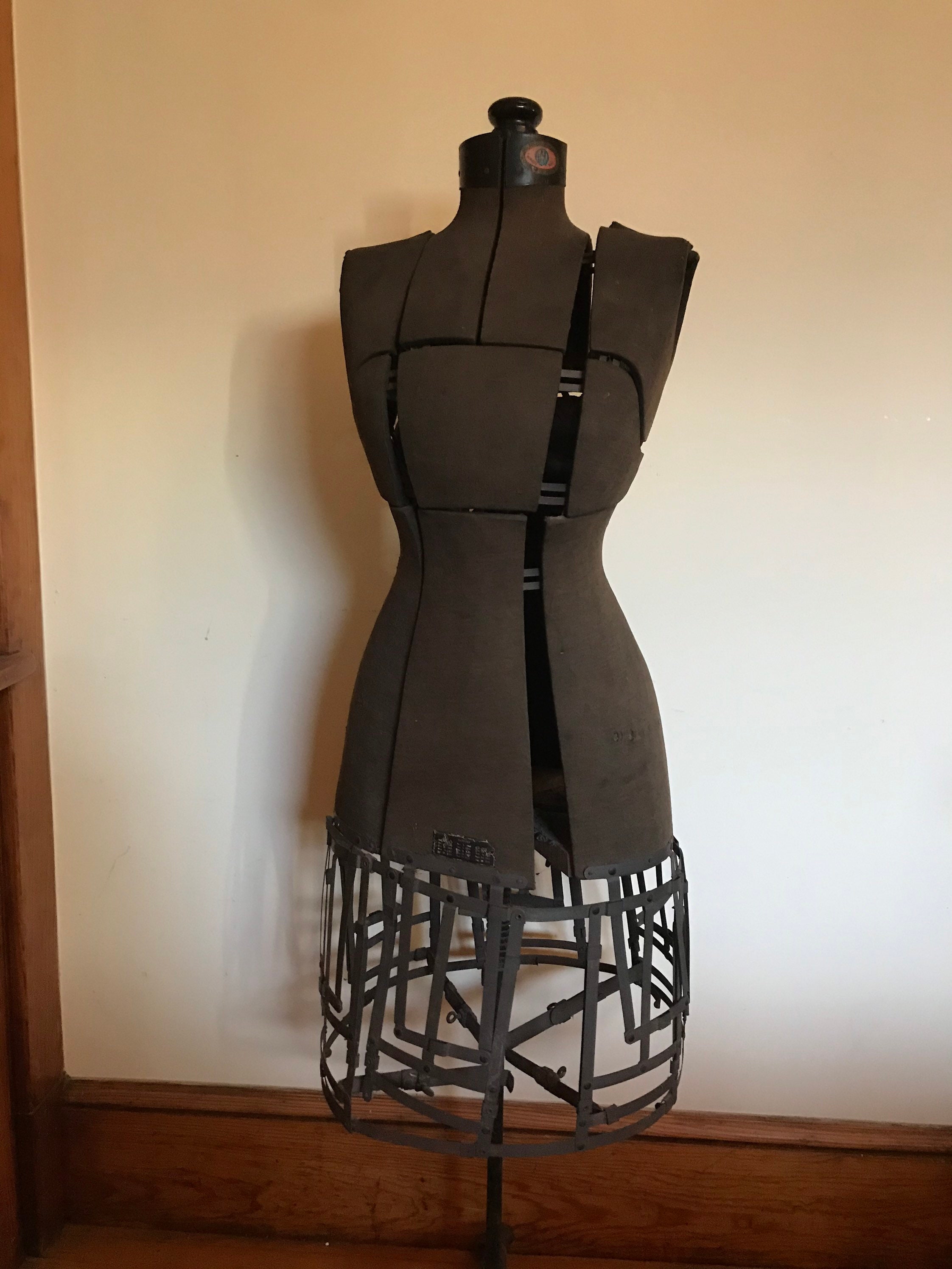 Antique Mannequin Caged Mannequin Dress Form - Etsy