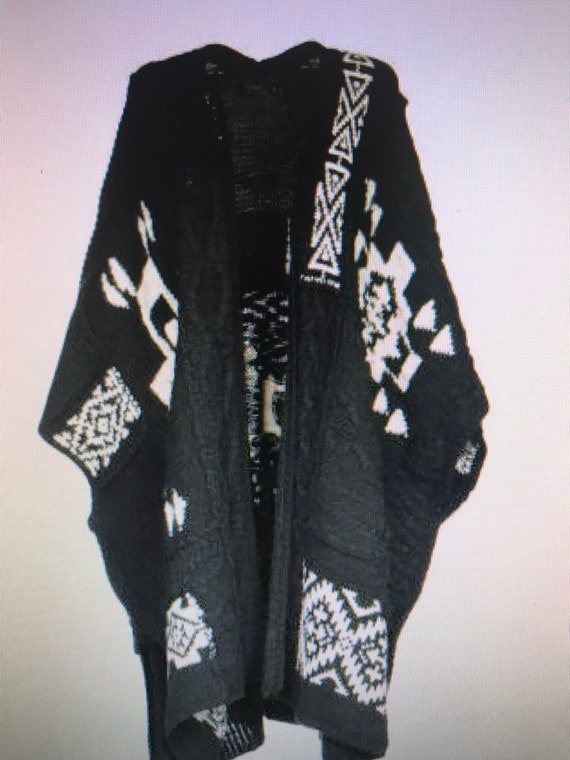 Ralph Lauren Sweater Cape Poncho Cape 