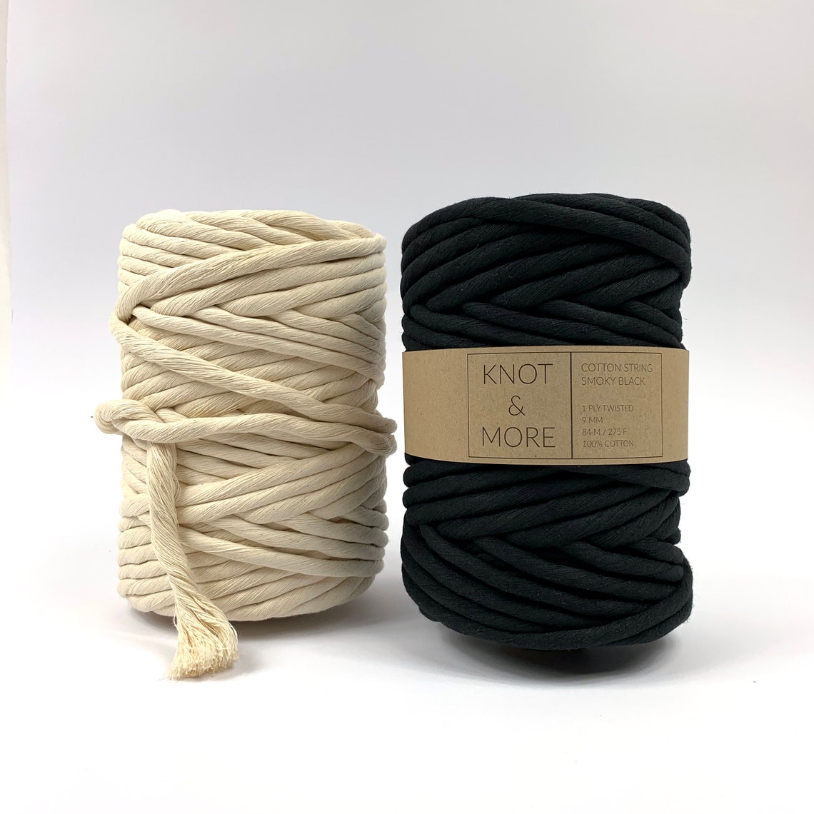 Macrame Cord 9mm / Super Soft Premium Cotton / Single Strand Etsy