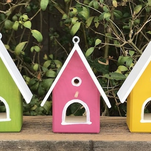 Mini decoratief vogelhuisje